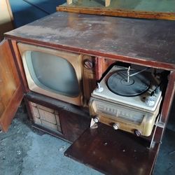 Admiral Combo Combination Console TV Radio Phonograph 