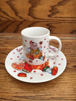 Cookies for Santa plate & mug brand new
