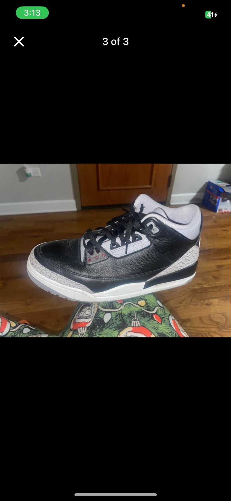 Air jordan retro 3 black cement
