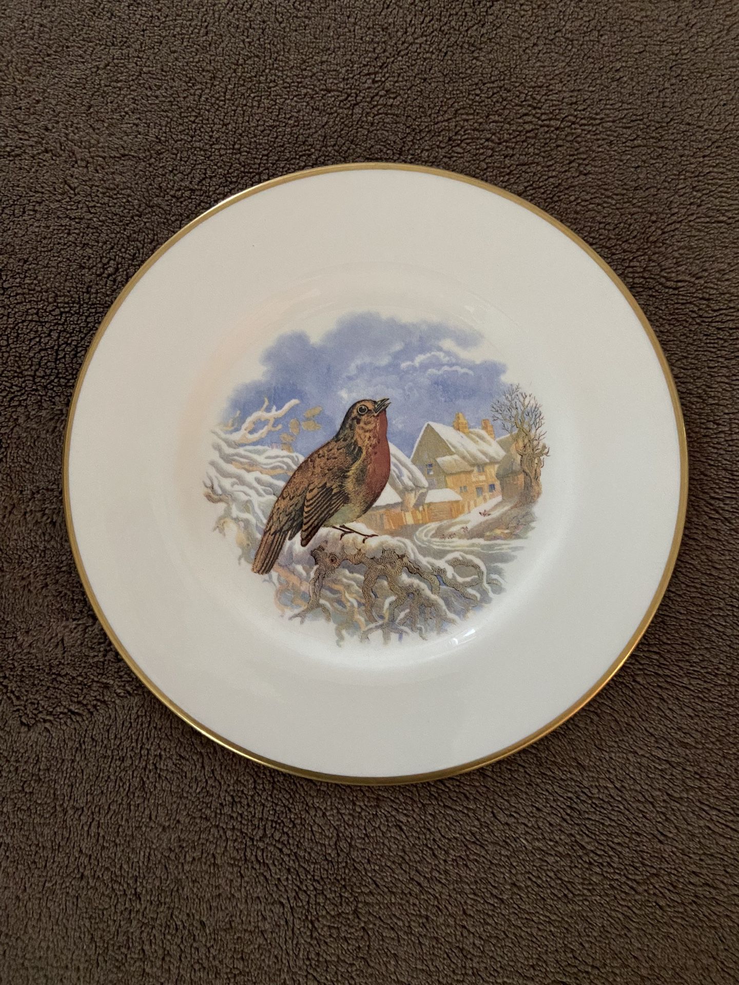 Coalport Bone China Plate “ The Robin”