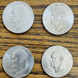 (4) Eisenhower 1776 coins  $125.00 CASH TEXT FOR PRICES 