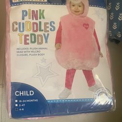 Halloween kids custom Pink Cuddles Teddy Child 4 - 6