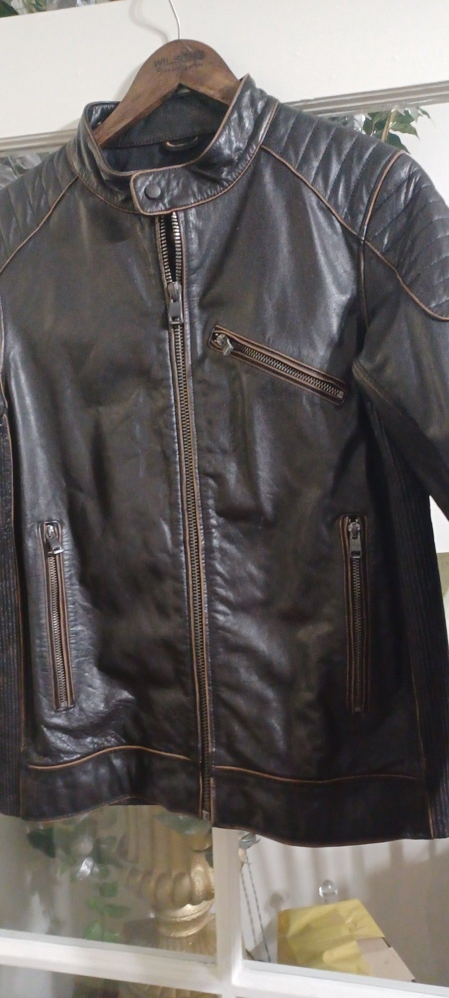 Leather Coat