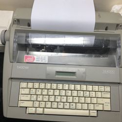 Brother SX-4000 LCD Display Electronic Typewriter Tested 