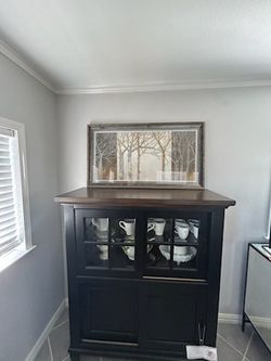 China Cabinet Curio With Sliding Door From Rooms To Go