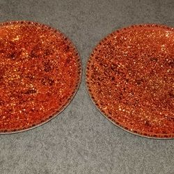 Orange Decorative Plates