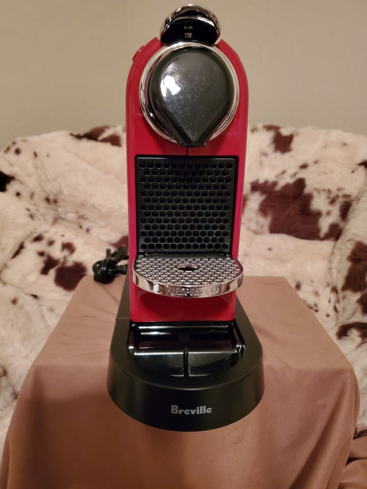 Nepresso Citiz Espresso Machine by Breville, Red (BEC620RED)