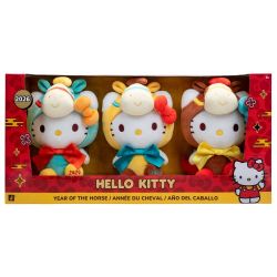 Hello Kitty Year of the Horse 8" Plush Set