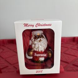 Supreme Santa Ornament