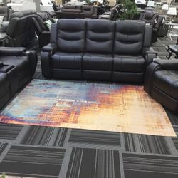 Three High Tec Piece Sofa Set