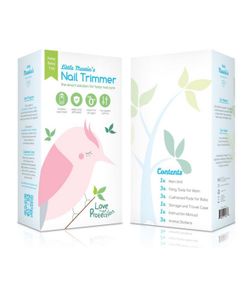 Little Martin's Baby Electric Nail Trimmer with Light (Blue）