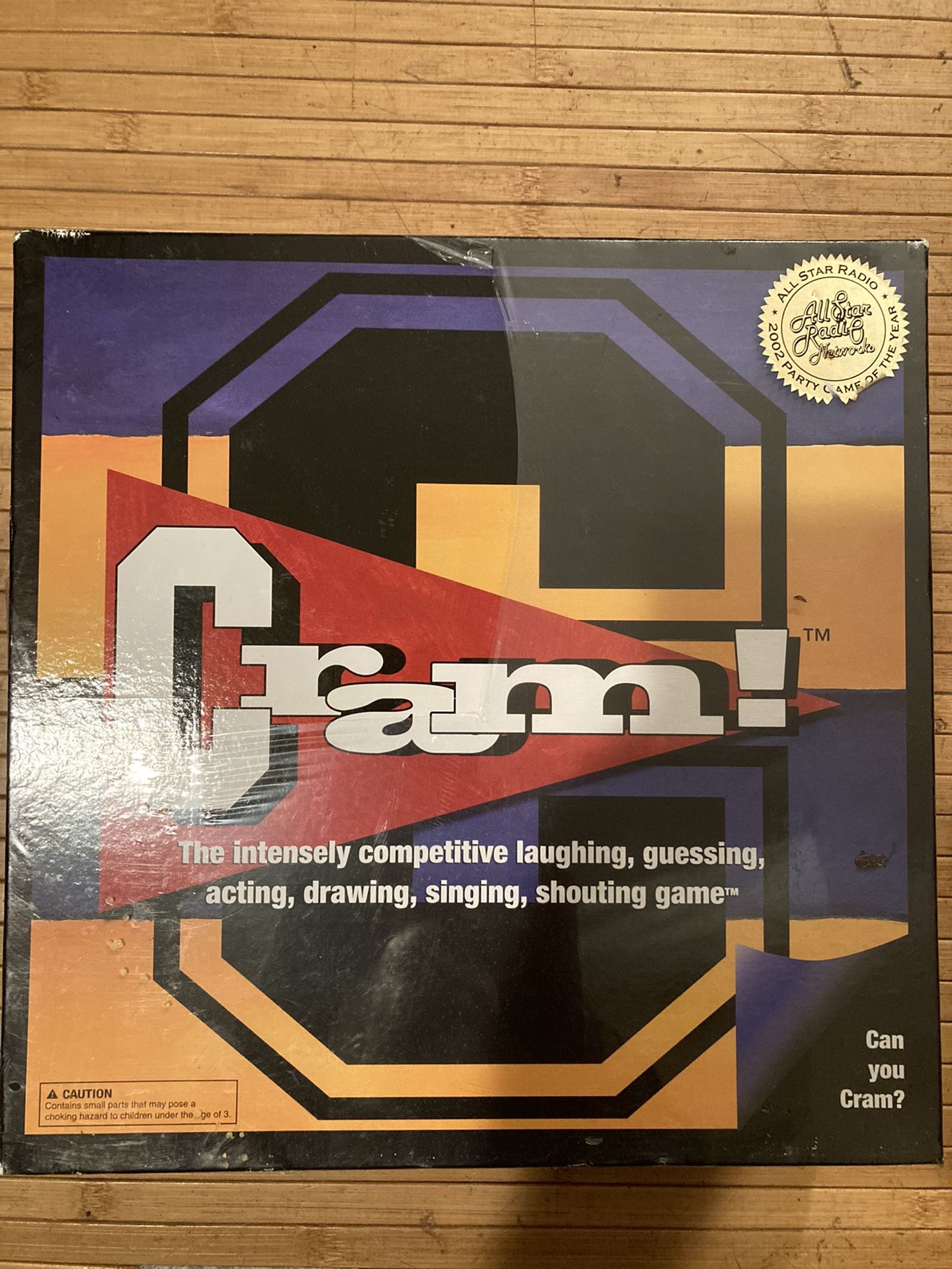 Cram! 2002 Board Game New