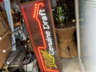 Miller Draft Neon Guitar 