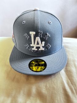 New Era Los Angeles Born X Raised Dodgers 2024 World Series 7 Fitted in Blue,Men’s
