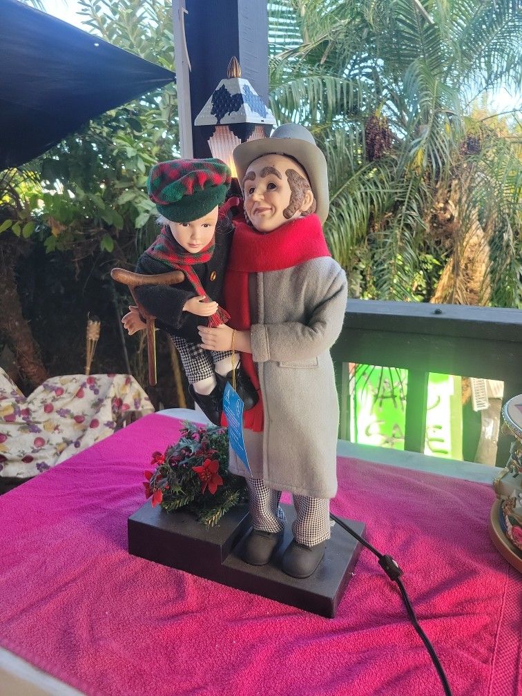 Vintage Holiday. Bob Cratchit And Tiny Tim main image 0