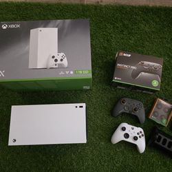 Xbox Series X Digital Edition W/ Scuff Controller Plus Extras 