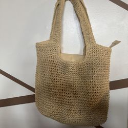 Woven Shoulder Beach Bag 