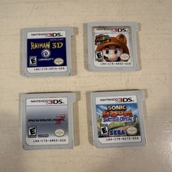 Nintendo 3DS Games Mario, Rayman, Sonic