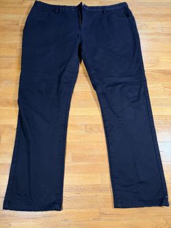 Platini Men’s Black Stretch Straight-Leg Jeans Pants Approx 38x27