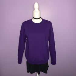 NEW Gildan Purple Pullover Sweatshirt