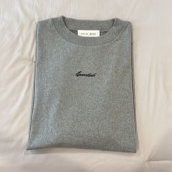 Fear of God ESSENTIALS Concrete Heather Signature '90s Short Sleeve T-Shirt