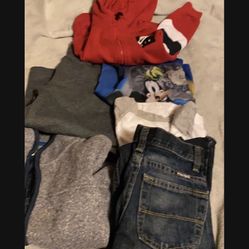 Kids Clothes Lot Size 5 Perfect For Winter 2 Jackets 2 Jeans And 2 Shirts 