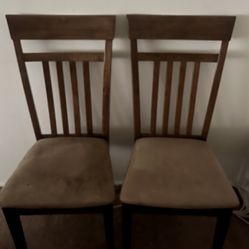 Two Wooden Chairs