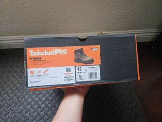 Timberland PRO Pit Boss 6" Steel Toe Work Boots – Size 12 – NEW IN BOX