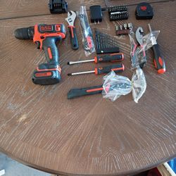 Black & Decker Drill & Basic Tools