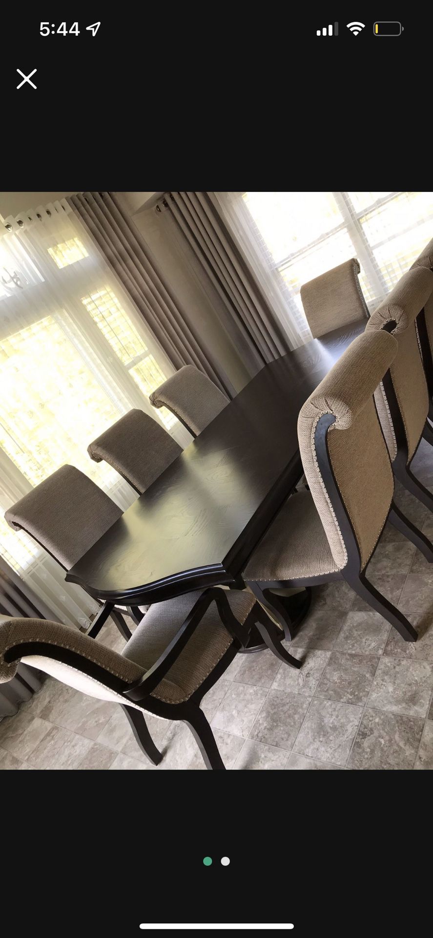 8 PERSON DINING TABLE SET FOR SALE 