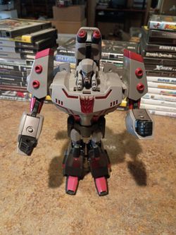 Transformers animated series Megatron leader class not complete $20