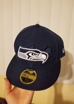 New Era 59FIFTY Low Profile NFL Seattle Seahawks Fitted Hat Size 7 3/8