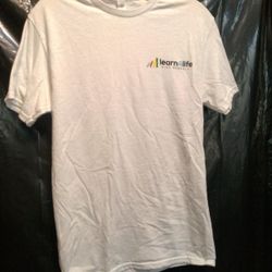 Learn 4 Life Highschool = White T-SHIRT. Size Small.