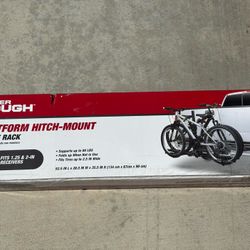 2 Bike Folding Trailer Hitch Bike Carrier by HyperTough 