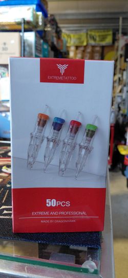 Dragonhawk Extreme Tattoo Cartridge Needles 50 Pack