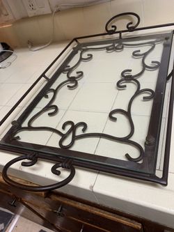 Beautiful (2) Piece Platter With Stand .