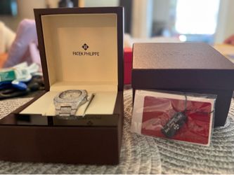 Patek Philippe-Inspired Iced-Out Luxury Watch ✨