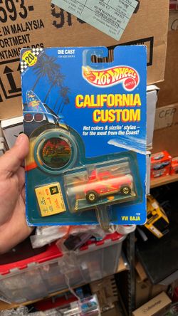 Collectible Hotwheels California custom Volkswagen Baja 1:64 Scale Diecast . Local pick up in Whittier CA