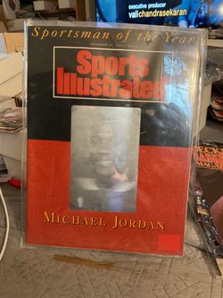 Michael Jordan Hologram Cover Sports Illustrated Sportsman Of The Year 12-23-91