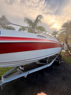 25ft Cabin Cruiser Boat Project + Trailer – Aquatron CLX 2500 –