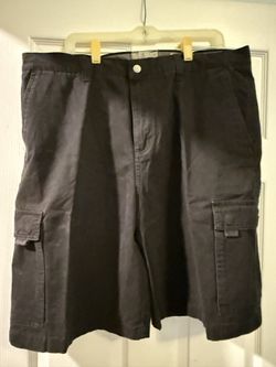 Quiksilver Black Cargo Shorts 38