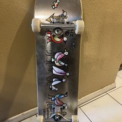 Krooked Gonz Wrong Crowd Deck 8.5” - (skateboard deck) Bones Wheels Bearings