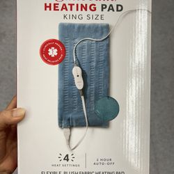 NWT Sunbeam King Size Heating Pad