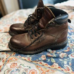 Vintage Red Wing Steel Toe Work Boots Women 7.5