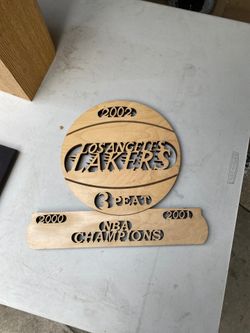 Lakers plaque