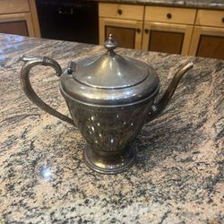 Decorative Tin Tea Kettle 