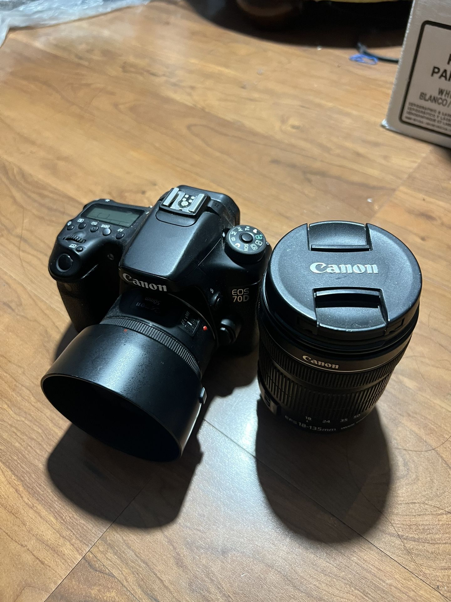 Used Canon EOS 70d + Lens