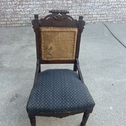 Antique Eastlake Parlor Chair 