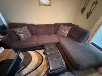 brown couch