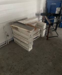 Grey floor tiles - 13 boxes